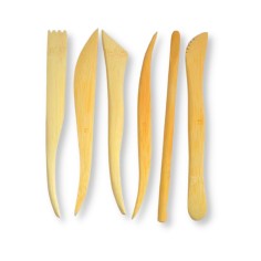 Set 6 instrumente din bambus pentru olarit cod.14069