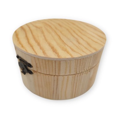 Cutie lemn rotund C9004 - Obiect decorabil din...