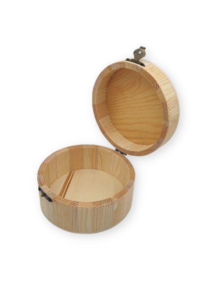 Cutie lemn rotund C9004 - Obiect decorabil din lemn