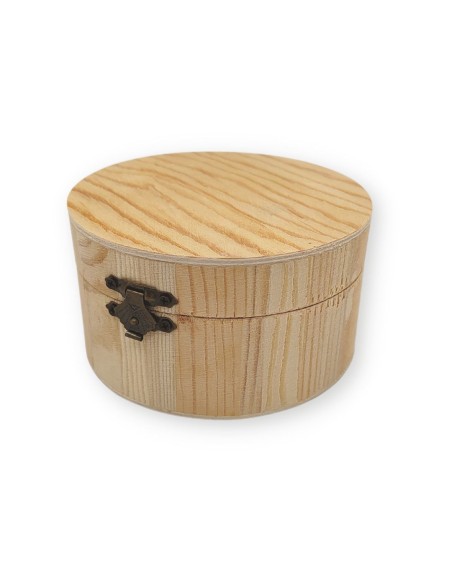 Cutie lemn rotund C9004 - Obiect decorabil din lemn