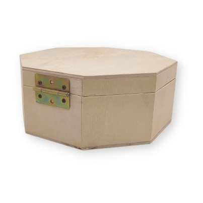 Cutie octogonala din lemn CO1