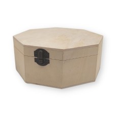 Cutie octogonala din lemn CO1