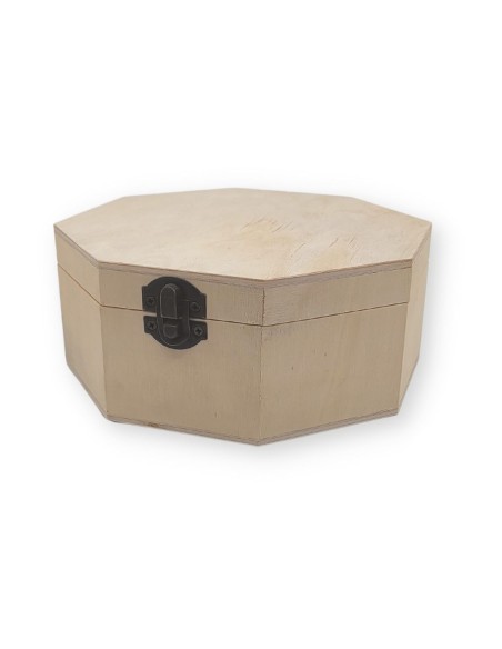 Cutie octogonala din lemn CO1