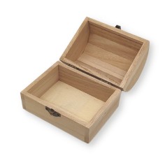 Cufar lemn - 15x12x11cm Obiect decorabil din lemn 5596 2