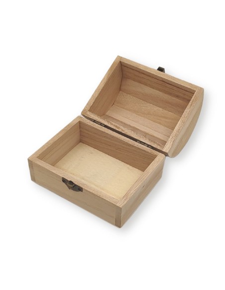 Cufar lemn -15x12x11 cm. obiect decorabil din lemn 5596B