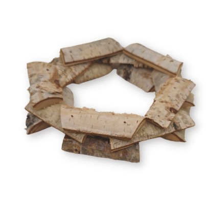 Coronita din scoarta de mesteacan 25cm