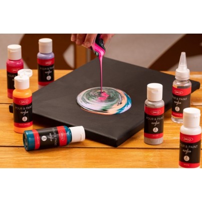 Set culori acrilice Pouring DACO AR482 – 20...