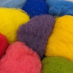 Lana color asortata pentru paslare 100g 2