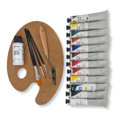 Pachet Cadou Pictura in Acril Vallejo