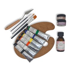 Pachet Cadou Pictura in Ulei Umton