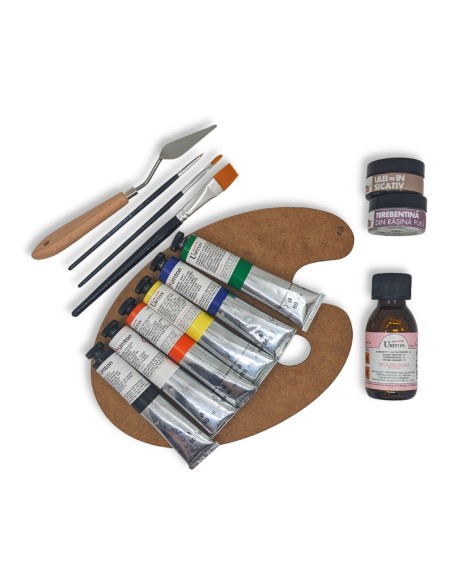 Pachet Cadou Pictura in Ulei Umton