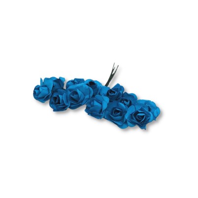 Set floricele pentru martisor 12 bc - trandafir albastru