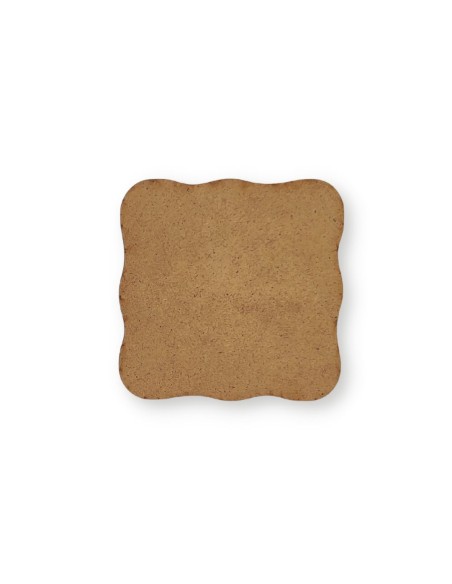 Set suport pahare lemn decupat 10buc