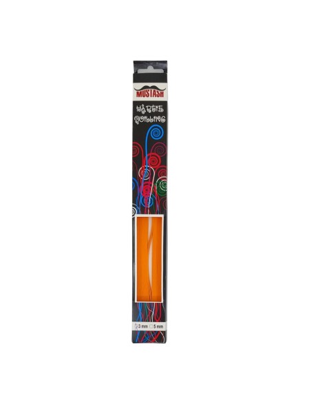 Hartie quilling Mustash 3mm Galben Inchis