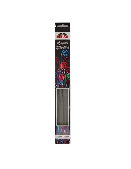 Hartie quilling Mustash 3mm gri deschis