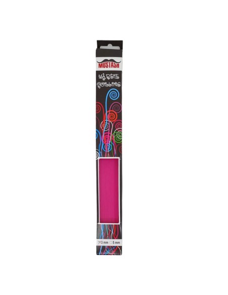 Hartie quilling Mustash 3mm Roz Aprins