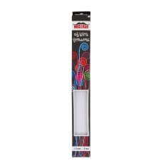 Hartie quilling Mustash 5mm Alb