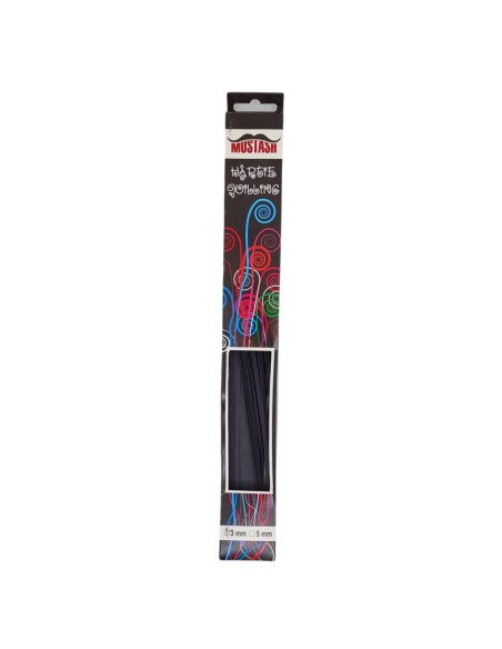 Hartie quilling Mustash 5mm Gri Antracit