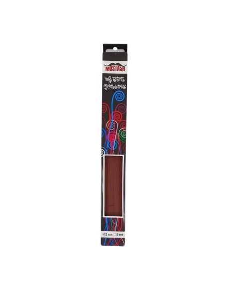 Hartie quilling Mustash 5mm maro rosiatic