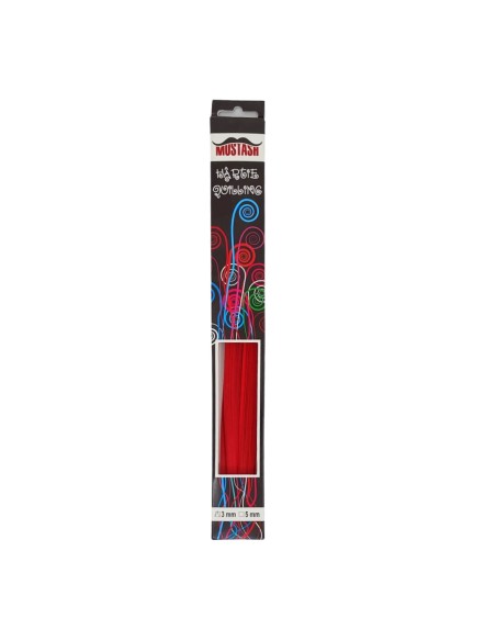 Hartie quilling Mustash 5mm Rosu Aprins