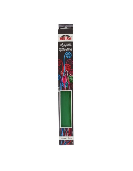 Hartie quilling Mustash 3mm Verde Smarald