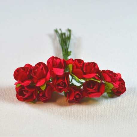 Set floricele pentru martisor 12 bc - trandafir rosu