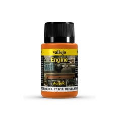 Vallejo Weathering Effect 40ml - Brown Engine Soot