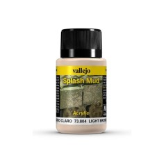 Vallejo Weathering Effect 40ml - Light Brown Splash Mud
