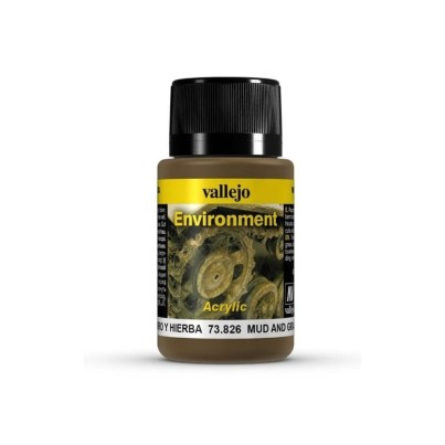 Vallejo Weathering Effect 40ml - Mud and Grass Effect