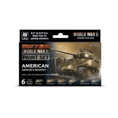 Model Color Set - WWII American Armour & Infantry -...