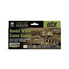 Model Air Set - Soviet WWII Camo Colors - Vallejo 71188