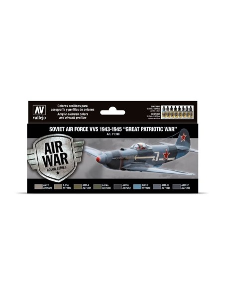 Model Air Set - Soviet Air Force VVS 1943-1945 - Vallejo 71198