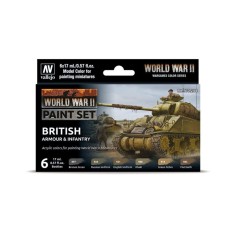 Model Color Set - British Armour & Infantry- Vallejo 70204