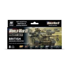 Model Color Set - WWII British Armour & Infantry -...