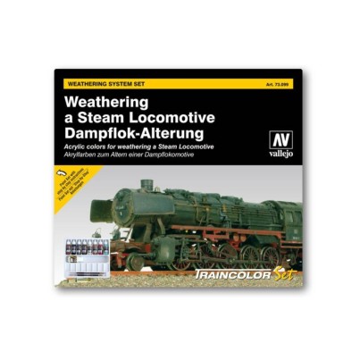 Train Color Set - Weathering a Steam Locomotive