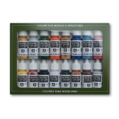 Model color Set Folkstone Basics - VALLEJO 70101