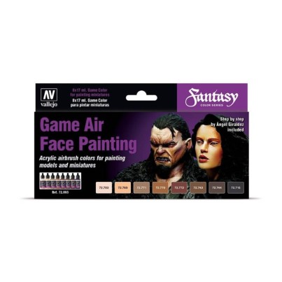 Game Color Set - Game Air Face Painting - Vallejo 72865