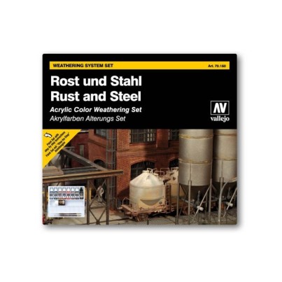 Model Color Set - Rust and Steel - Vallejo 70150