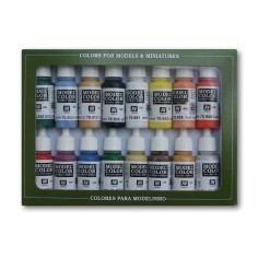 Model color Set Basic Colors USA - VALLEJO 70140