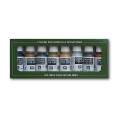 Model color Set Metallic Colors- VALLEJO 70118