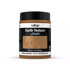 Ground textures Vallejo 200ml - Brown Earth