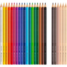 Set creioane colorate Faber Castell 18+6 2