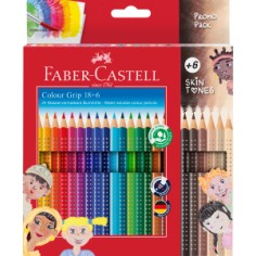 Set creioane colorate Faber Castell 18+6