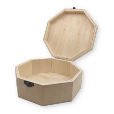 Cutie octogonala din lemn CO3 2