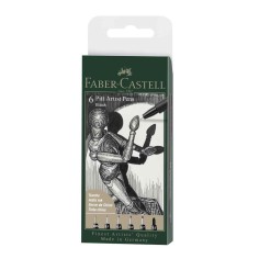 Pitt artist pen set 6buc. Faber Castell