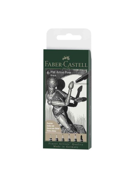 Pitt artist pen set 6buc. Faber Castell