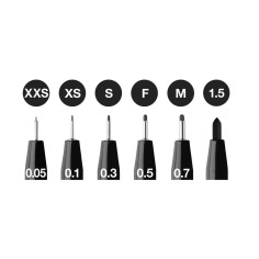 Pitt artist pen set 6buc. Faber Castell 2