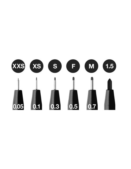 Pitt artist pen set 6buc. Faber Castell