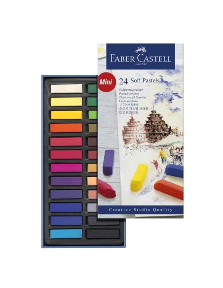 Set 24 Mini Soft Pastels Faber-Castell