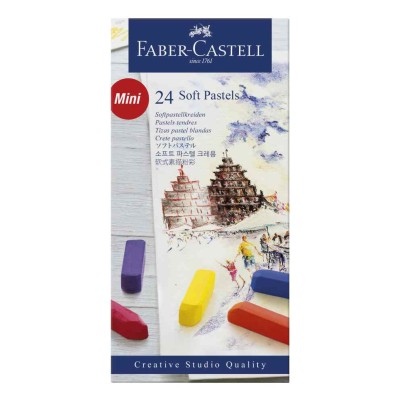 Set 24 Mini Soft Pastels Faber-Castell